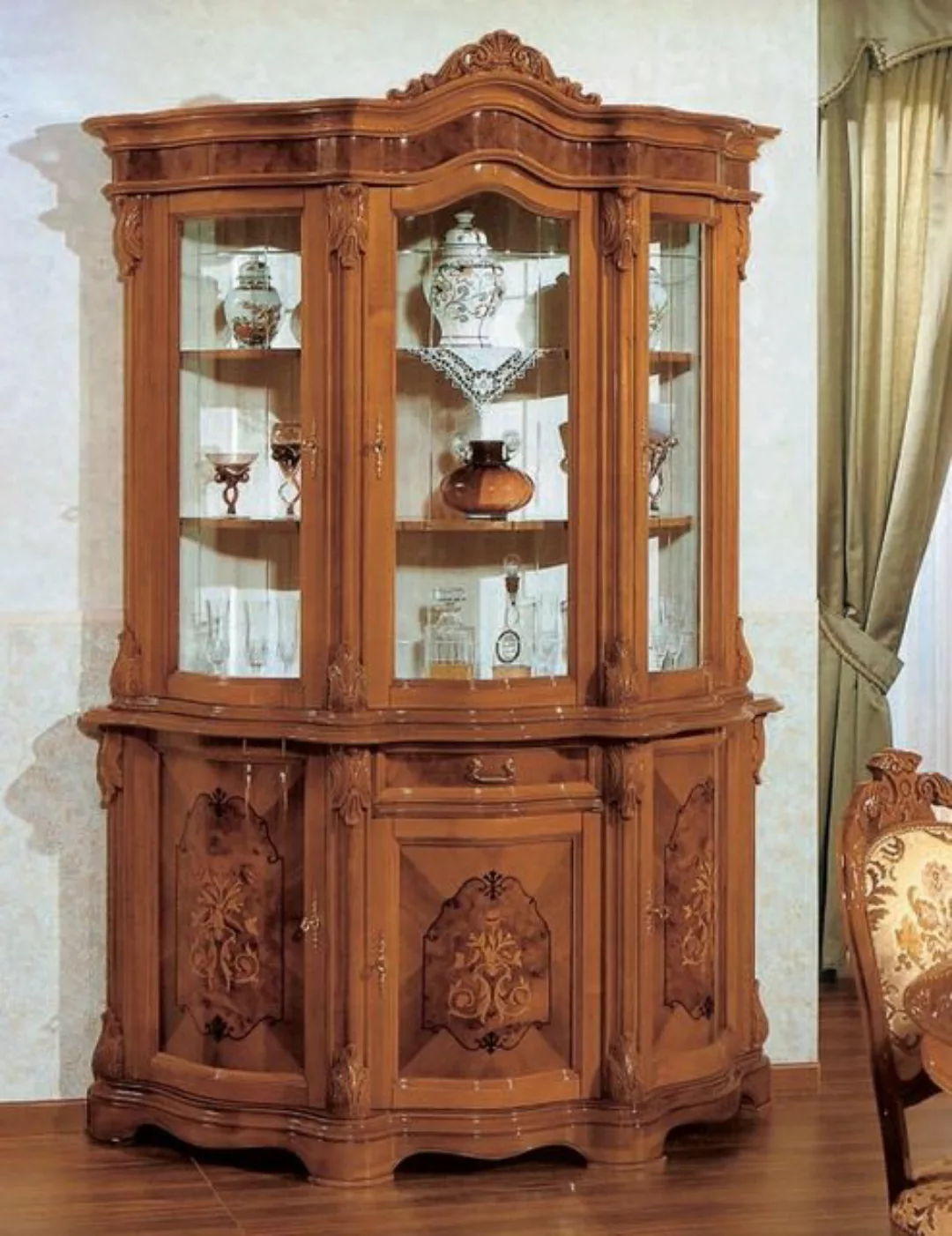 JVmoebel Vitrine Vitrine Italienische Luxus Möbel Vitrinen Anrichte Schrank günstig online kaufen