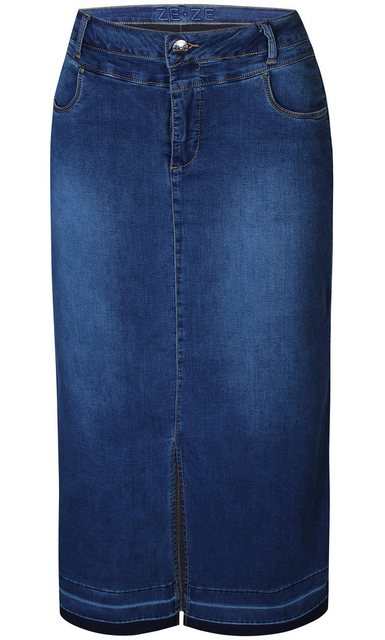 ZE-ZE Nordic Jeansrock Jeansrock Hava blue wash 5-Pocket-Style günstig online kaufen