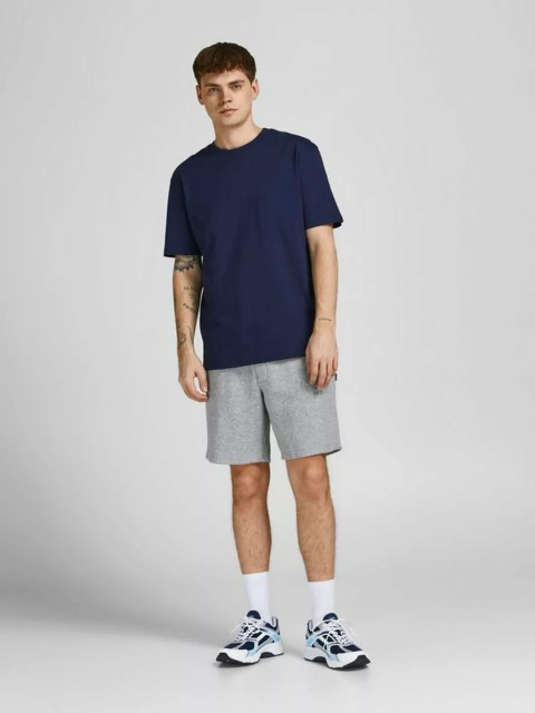 Jack & Jones Shorts JPSTGORDON BRADLEY SWEAT SHORTS MID mit elastischem Bun günstig online kaufen