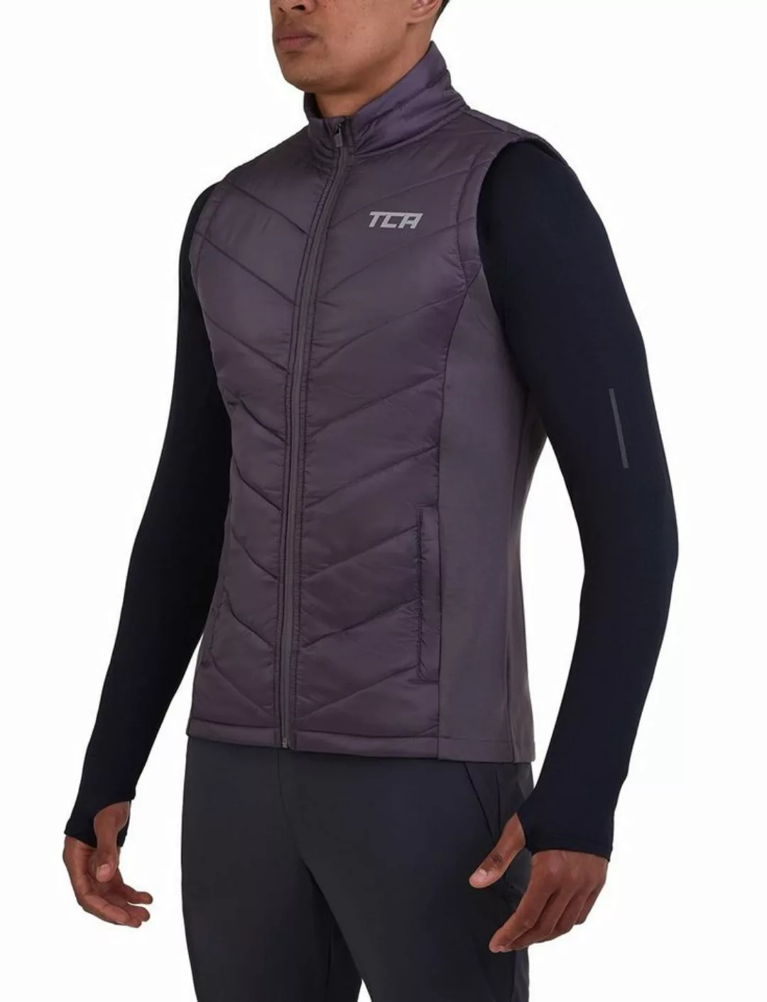 TCA Kurzjacke TCA Herren Excel Runner Weste, Lila, M günstig online kaufen