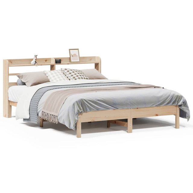 vidaXL Bett, Massivholzbett ohne Matratze 160x200 cm Kiefernholz günstig online kaufen