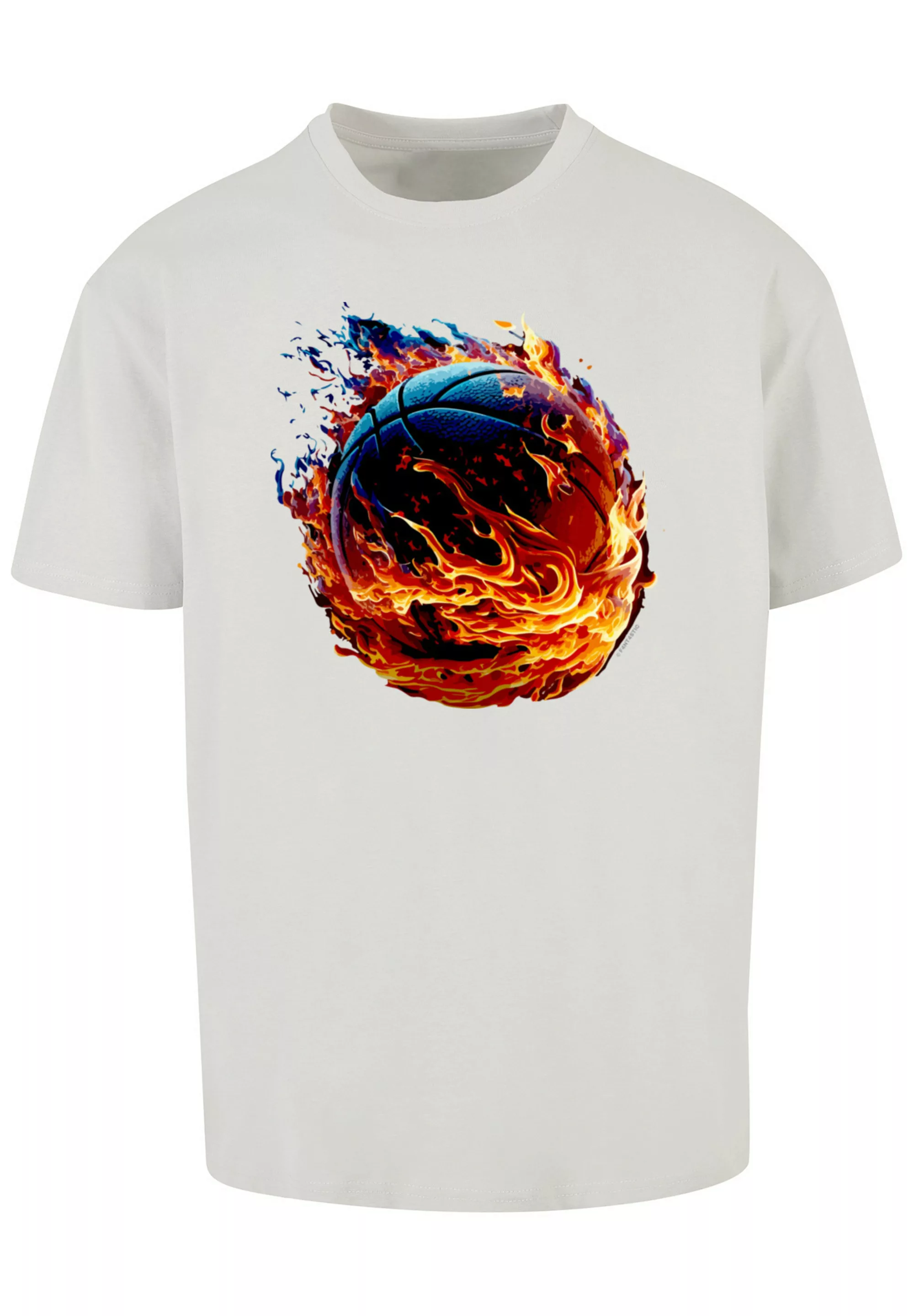 F4NT4STIC T-Shirt "Basketball On Fire Sport OVERSIZE TEE", Print günstig online kaufen