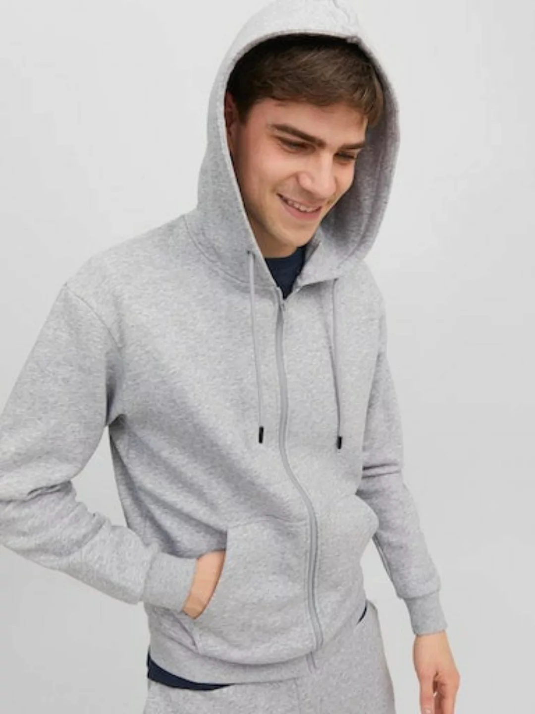 Jack & Jones Kapuzensweatjacke "JJEBRADLEY SWEAT ZIP HOOD NOOS", mit Kapuze günstig online kaufen