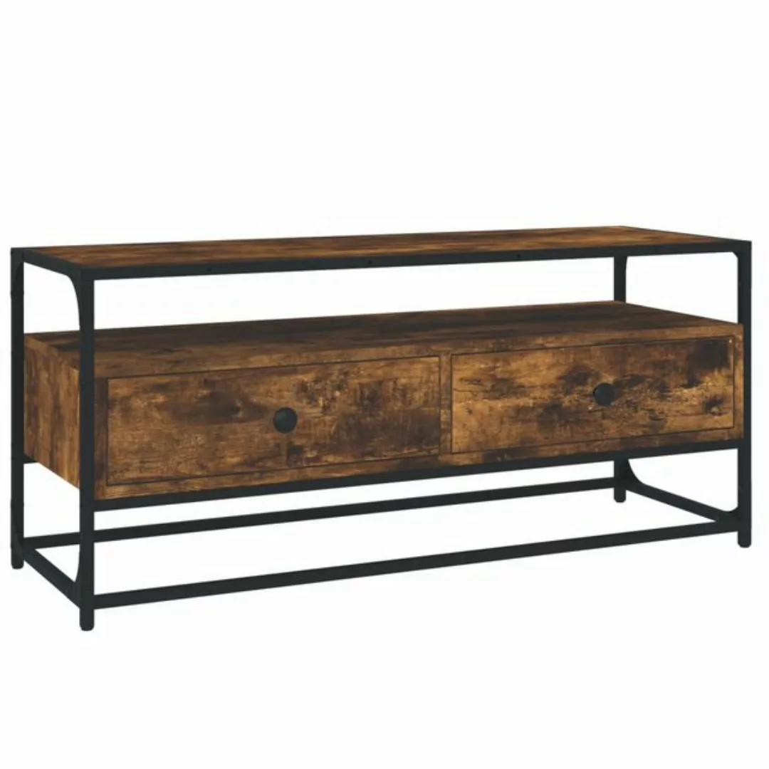 Vidaxl Tv-schrank Räuchereiche 100x35x45 Cm Holzwerkstoff günstig online kaufen