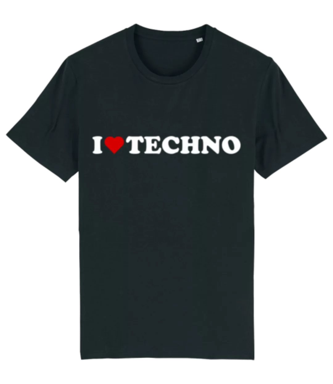 I Love Techno · Männer Bio T-Shirt Stanley Stella günstig online kaufen