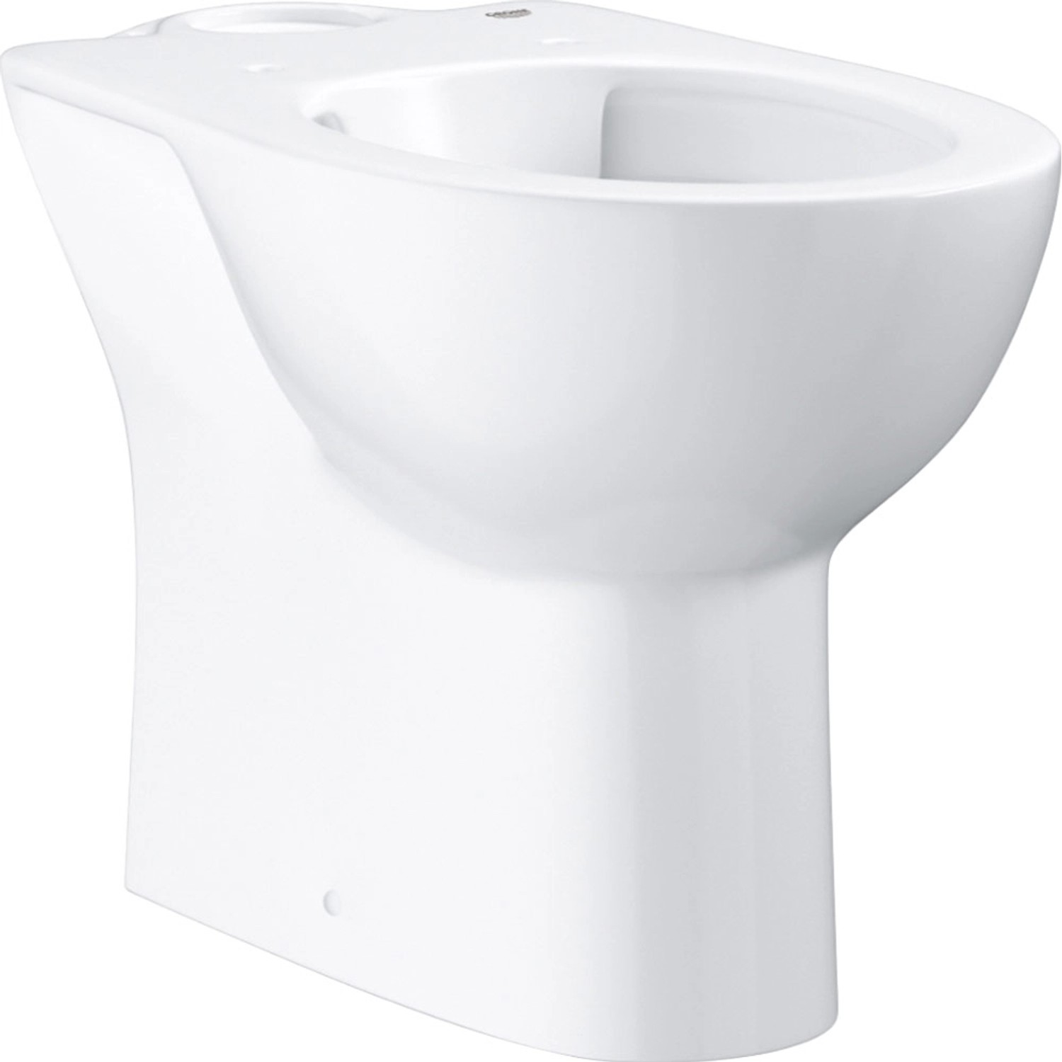 Grohe  Stand-WC-Kombination mit waagerechtem Abgang Bau Keramik spülrandlos günstig online kaufen