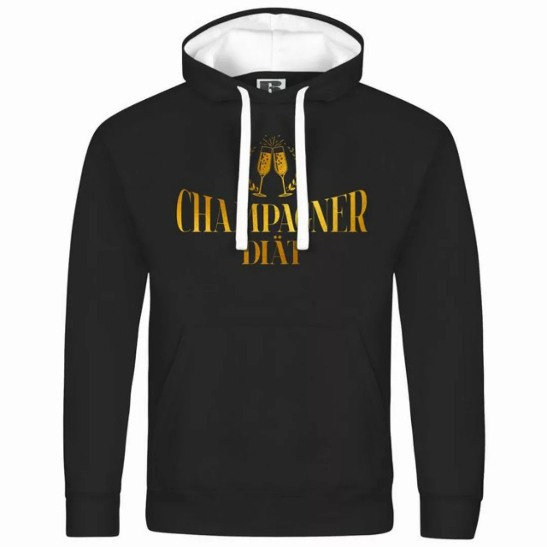 deinshirt Kapuzenpullover Herren Kapuzenpullover Champagner Diät Mit Print günstig online kaufen