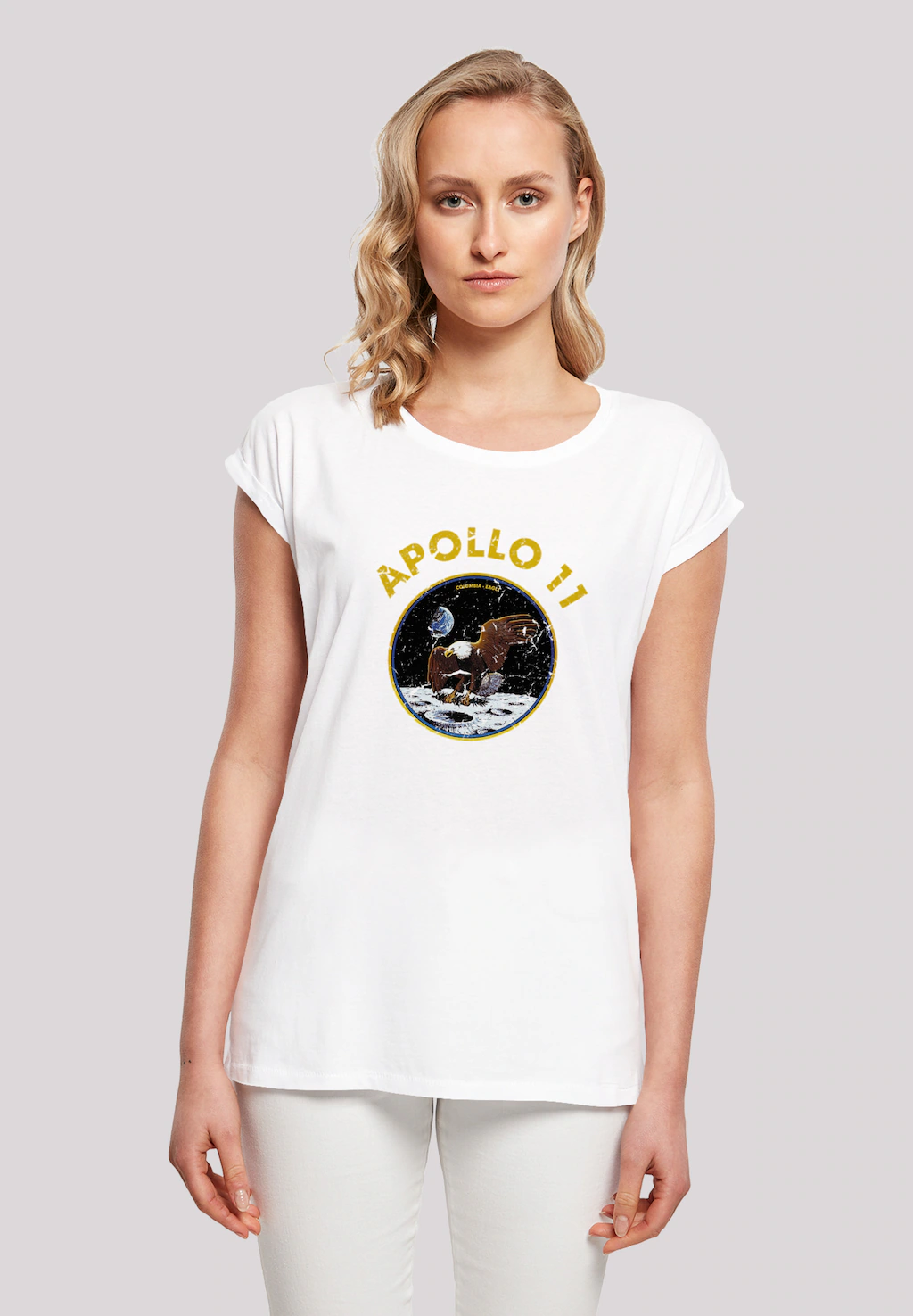 F4NT4STIC T-Shirt "NASA Classic Mondlandung White", Damen,Premium Merch,Reg günstig online kaufen