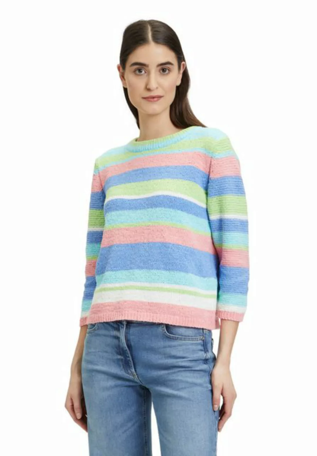 Betty Barclay Strickpullover Betty Barclay Grobstrick-Pullover mit Streifen günstig online kaufen