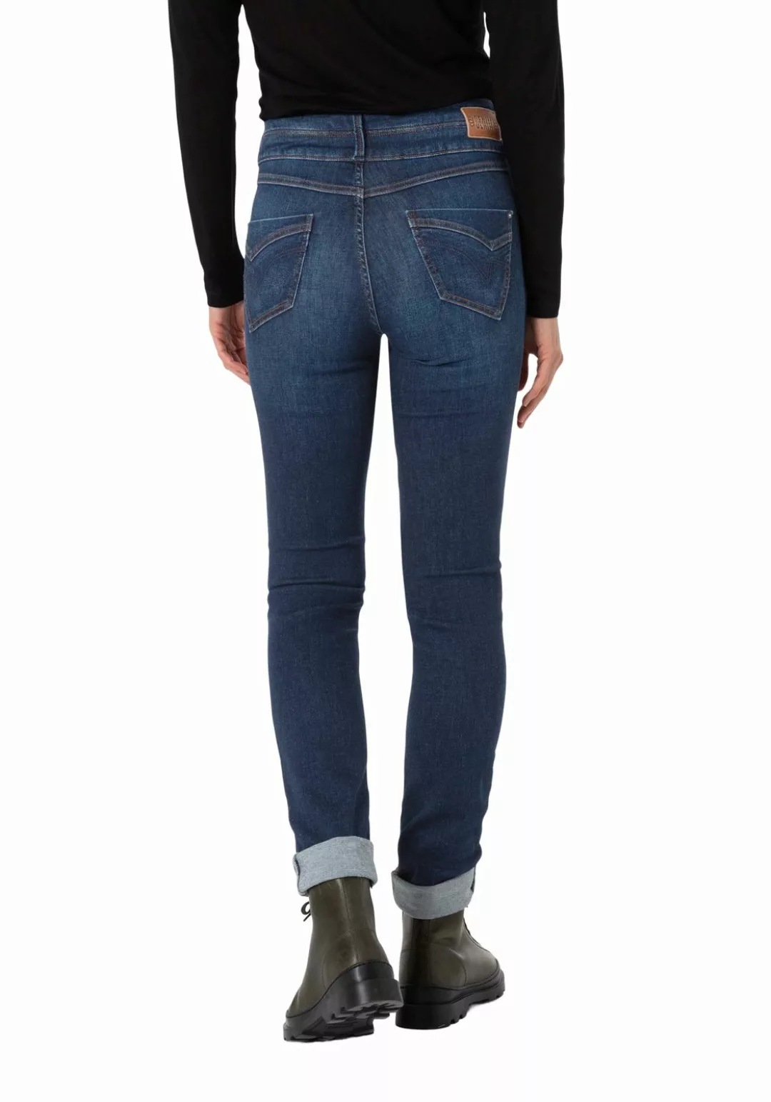 TIMEZONE Damen Jeans SLIM ENAYTZ WOMANSHAPE - Slim Fit - Blau - Neat Dark B günstig online kaufen