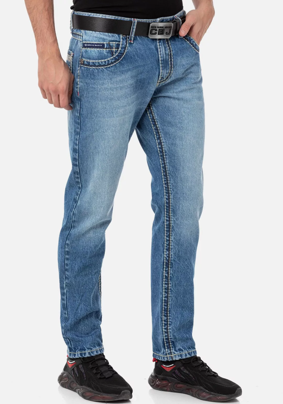 Cipo & Baxx Regular-fit-Jeans günstig online kaufen