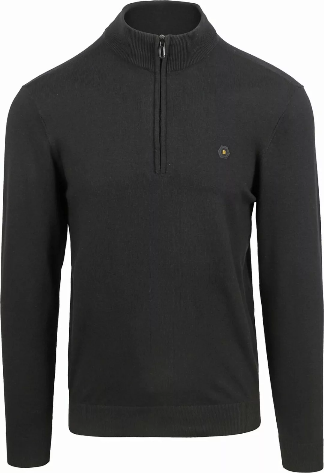 No Excess Halfzip Pullover Schwarz - Größe XXL günstig online kaufen