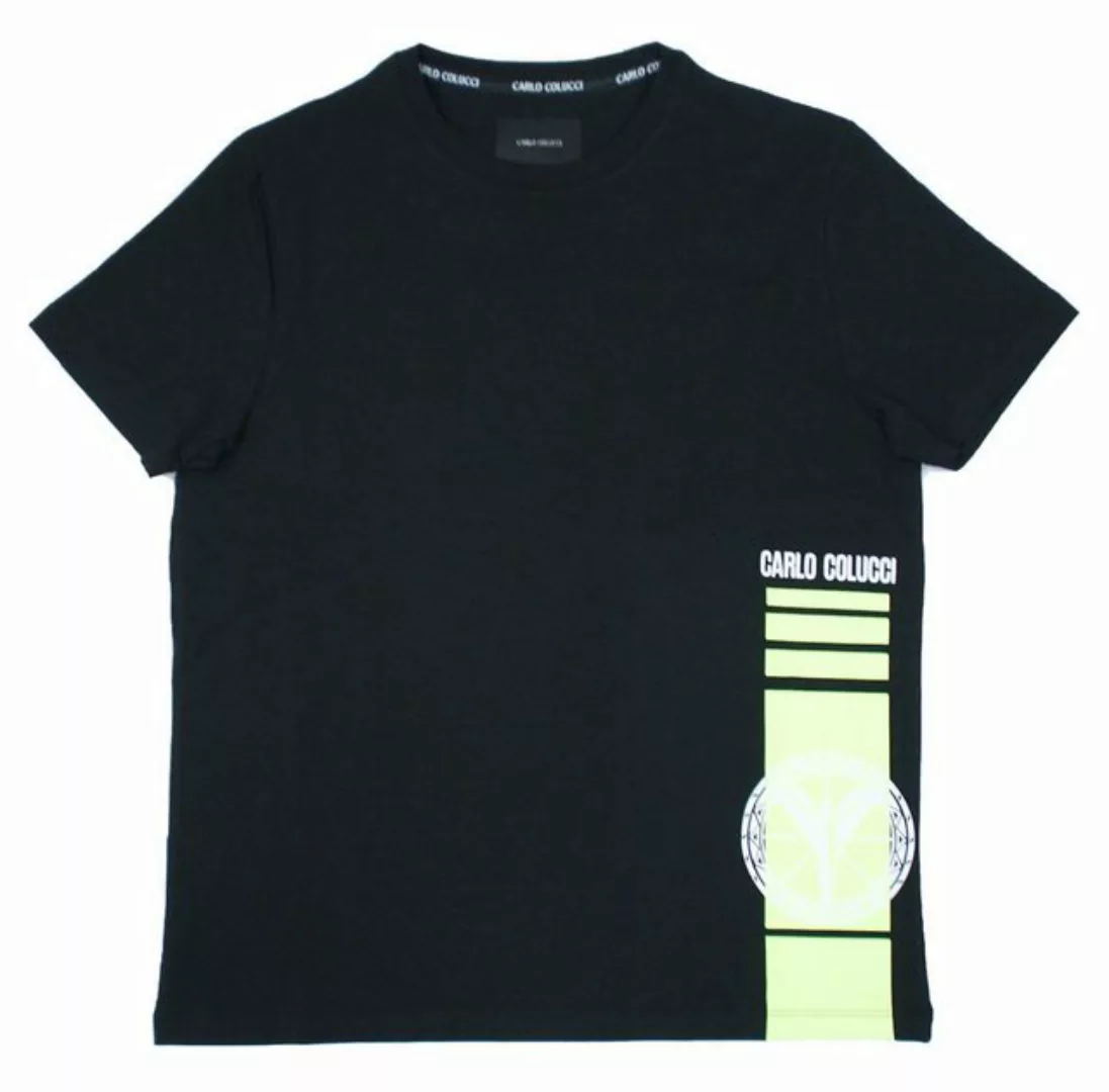 CARLO COLUCCI T-Shirt Neon Print (1-tlg) günstig online kaufen