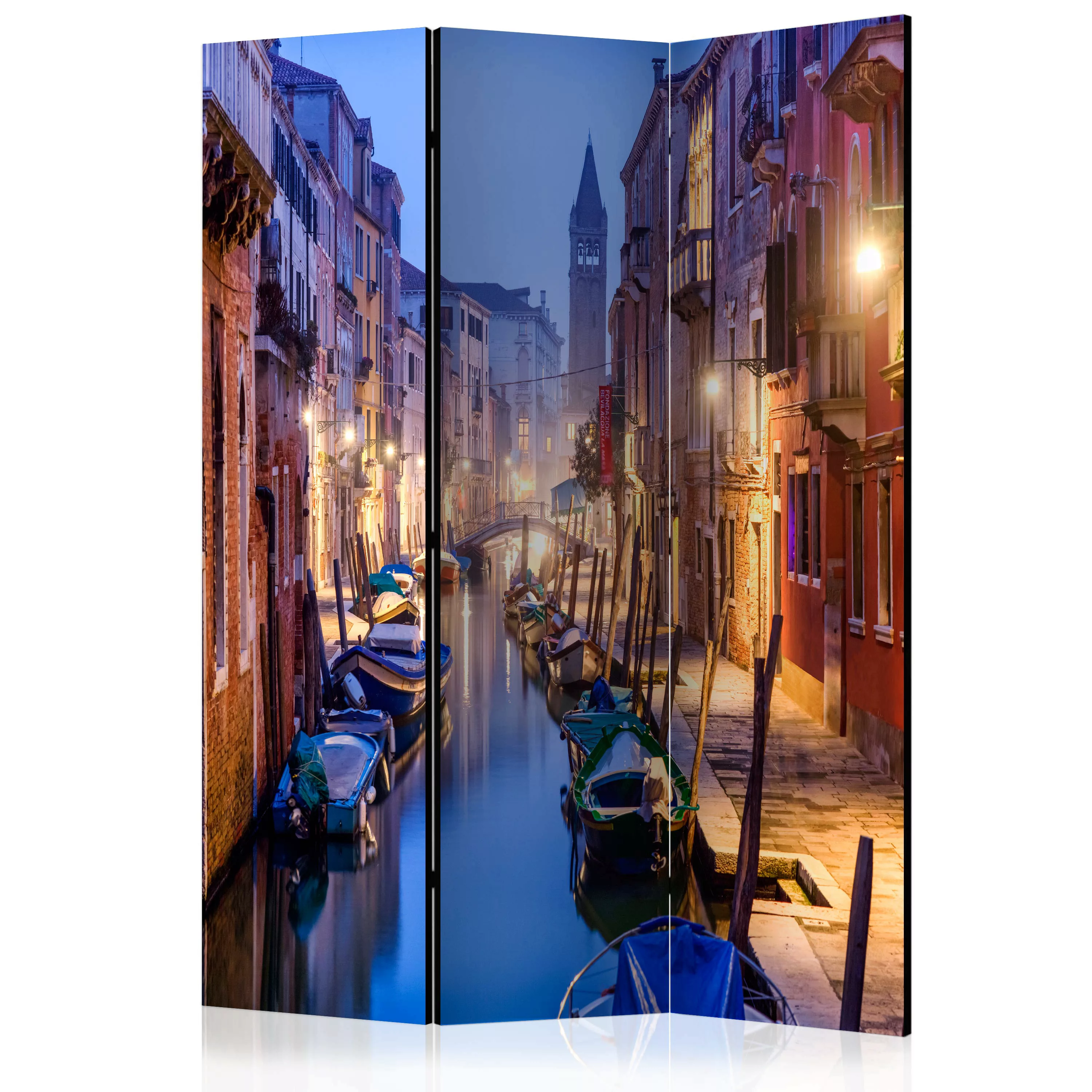 3-teiliges Paravent - Evening In Venice [room Dividers] günstig online kaufen