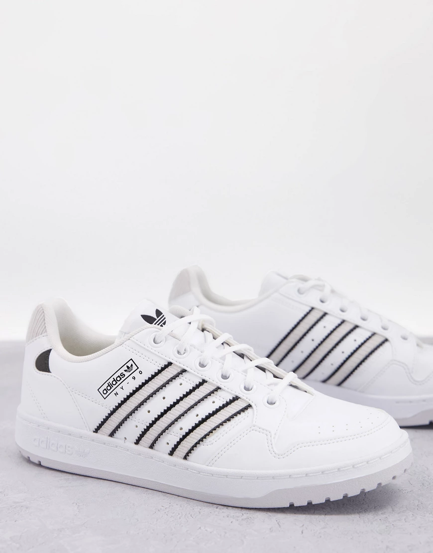 Adidas Originals Ny 90 Stripes Turnschuhe EU 42 2/3 Ftwr White / Core Black günstig online kaufen