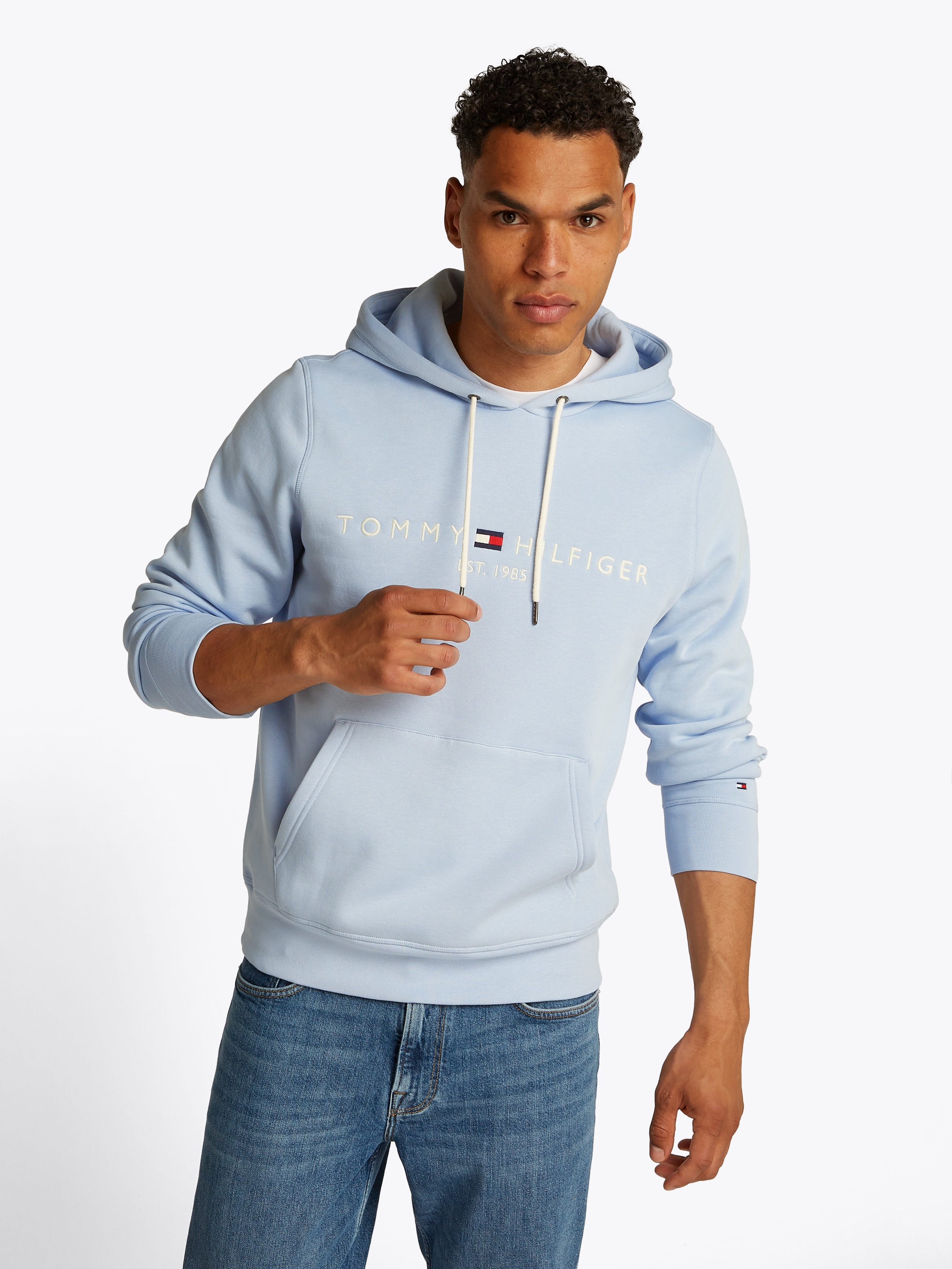 Tommy Hilfiger Kapuzensweatshirt "TOMMY LOGO HOODY", mit Kapuze und Känguru günstig online kaufen