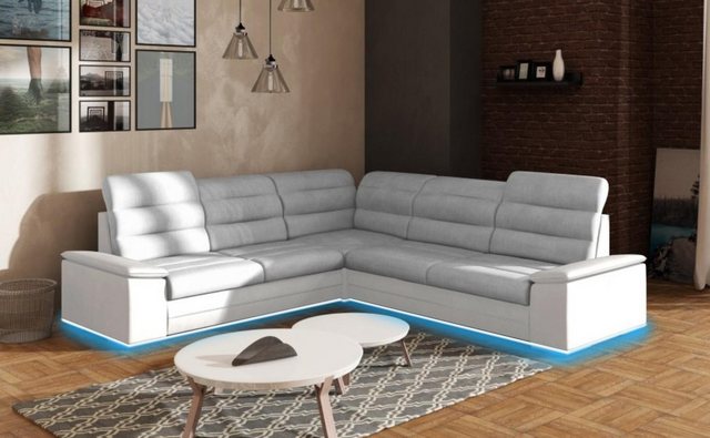 Xlmoebel Ecksofa Sofa mit Stoff- oder Lederoberfläche und Eckelement, inklu günstig online kaufen