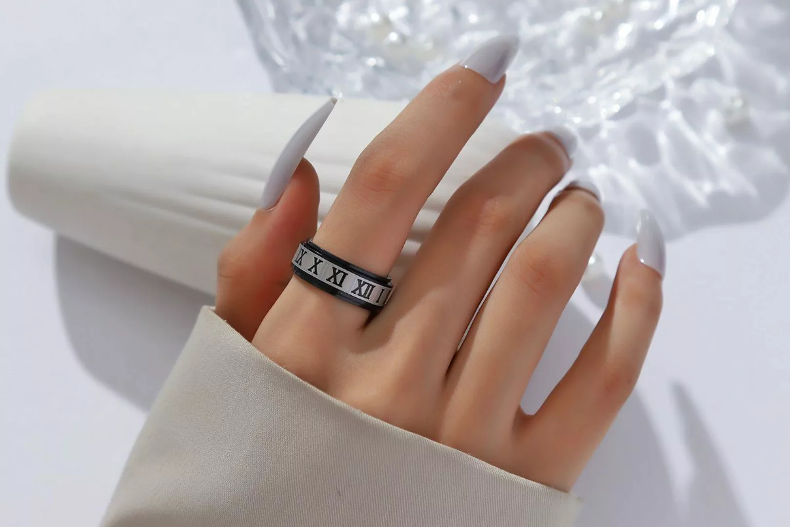 Eyecatcher Fingerring Anti Stress Ring römische günstig online kaufen