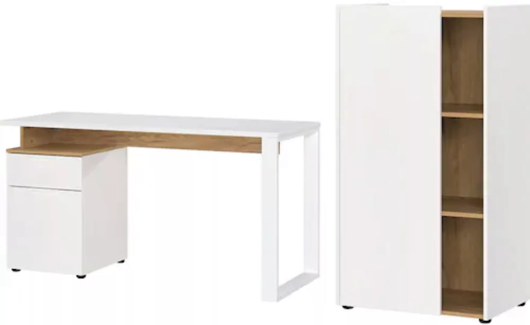 andas Büromöbel-Set "Njavve bestehend aus Schreibtisch", (2 tlg.) günstig online kaufen