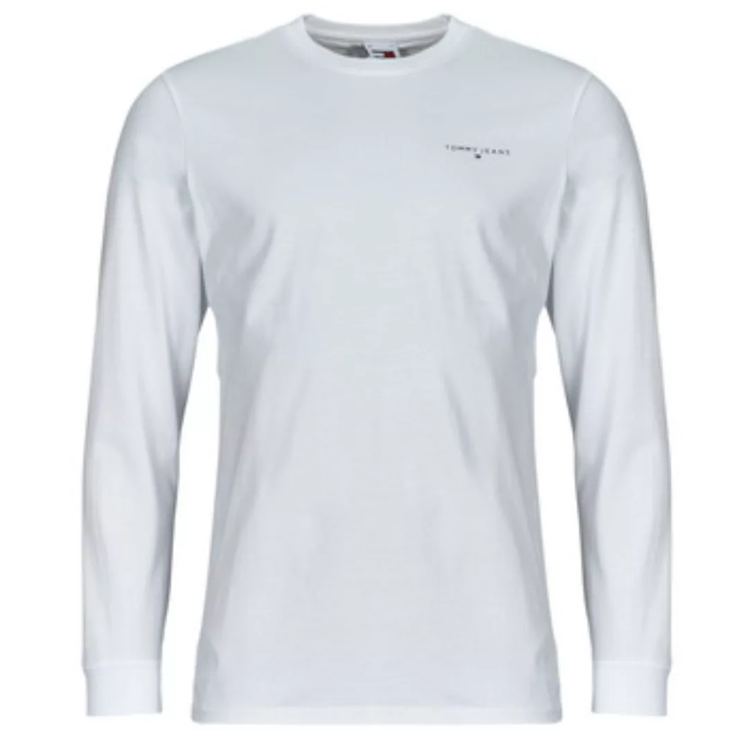 Tommy Jeans Langarmshirt "TJM SLIM LINEAR CHST L/S TEE EXT", mit Logodruck günstig online kaufen