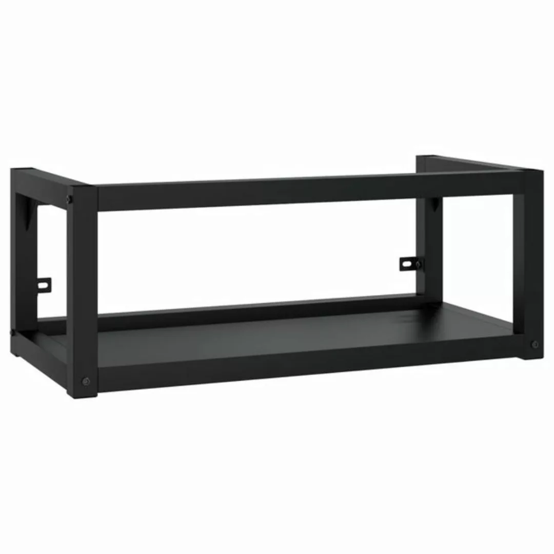 Badezimmer Wand-waschtischgestell Schwarz 79x38x31 Cm Eisen günstig online kaufen