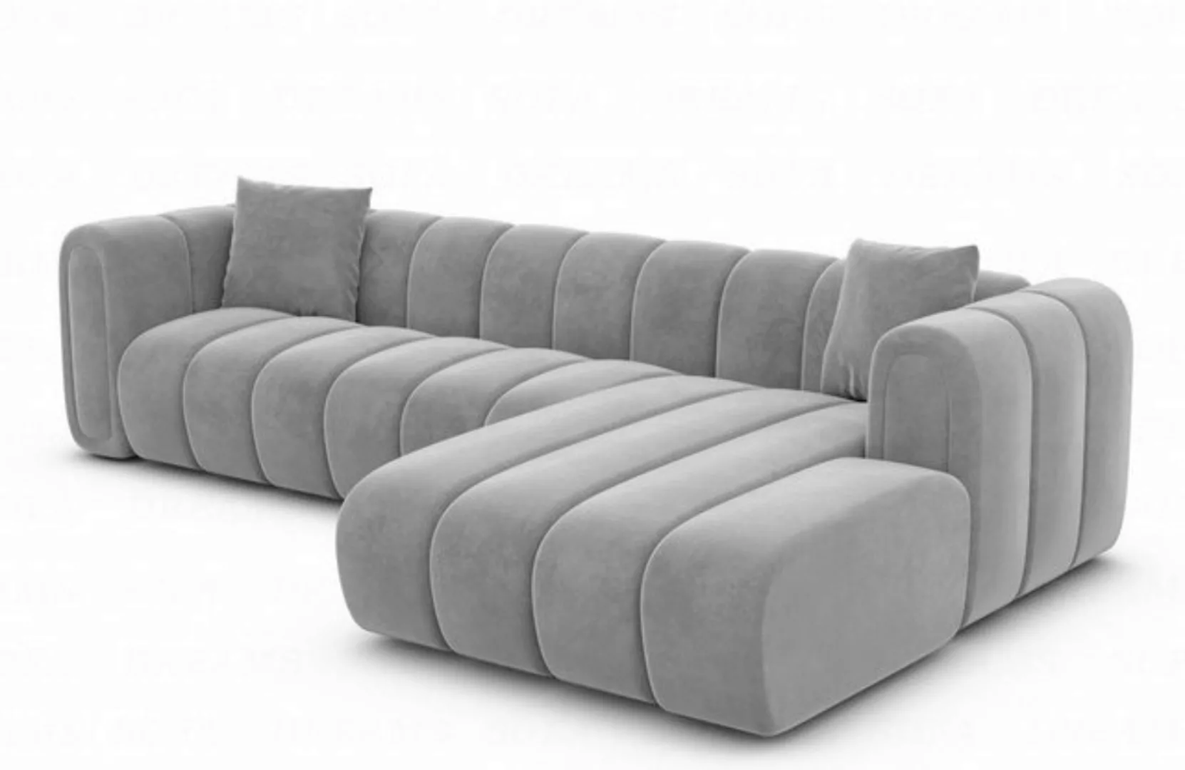 Sofa Dreams Ecksofa Stoff Luxus Ecksofa Polster Couch Stoffsofa Almagro L F günstig online kaufen