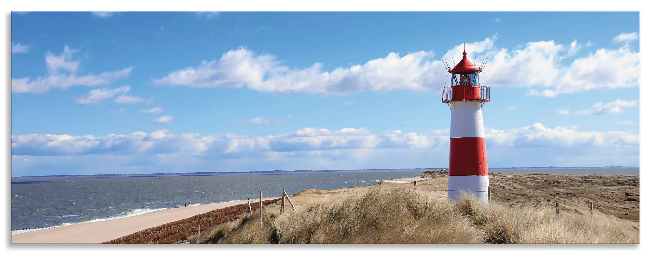 Artland Küchenrückwand "Leuchtturm Sylt", (1 tlg.), Alu Spritzschutz mit Kl günstig online kaufen