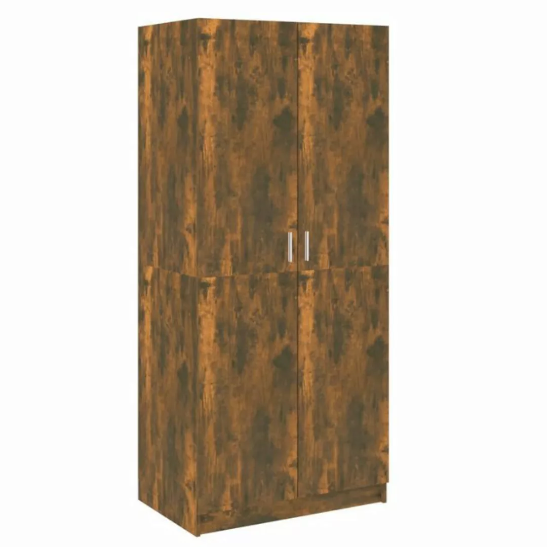 vidaXL Kleiderschrank Kleiderschrank Räuchereiche 80x52x180 cm Spanplatte günstig online kaufen