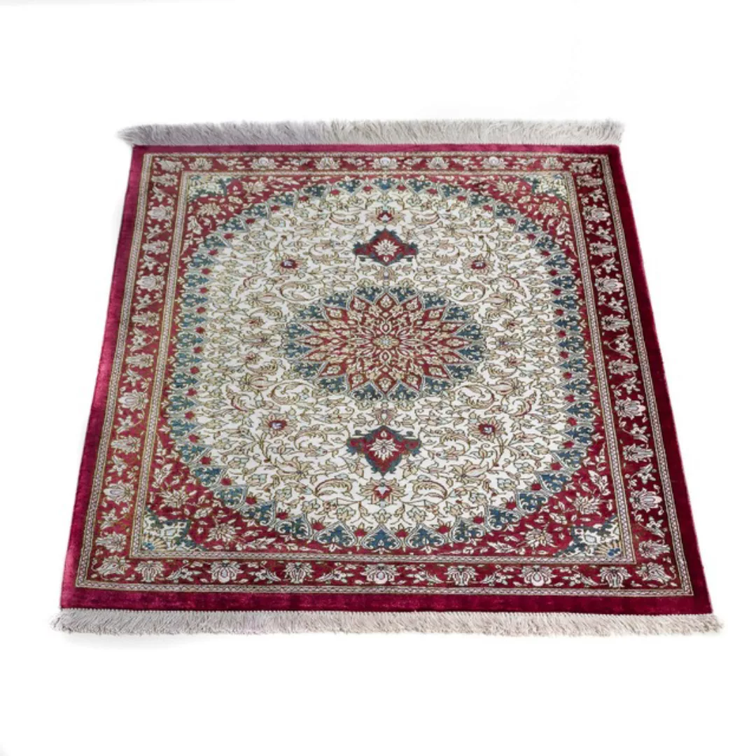 morgenland Orientteppich »Perser - Ghom - 78 x 60 cm - dunkelrot«, rechteck günstig online kaufen