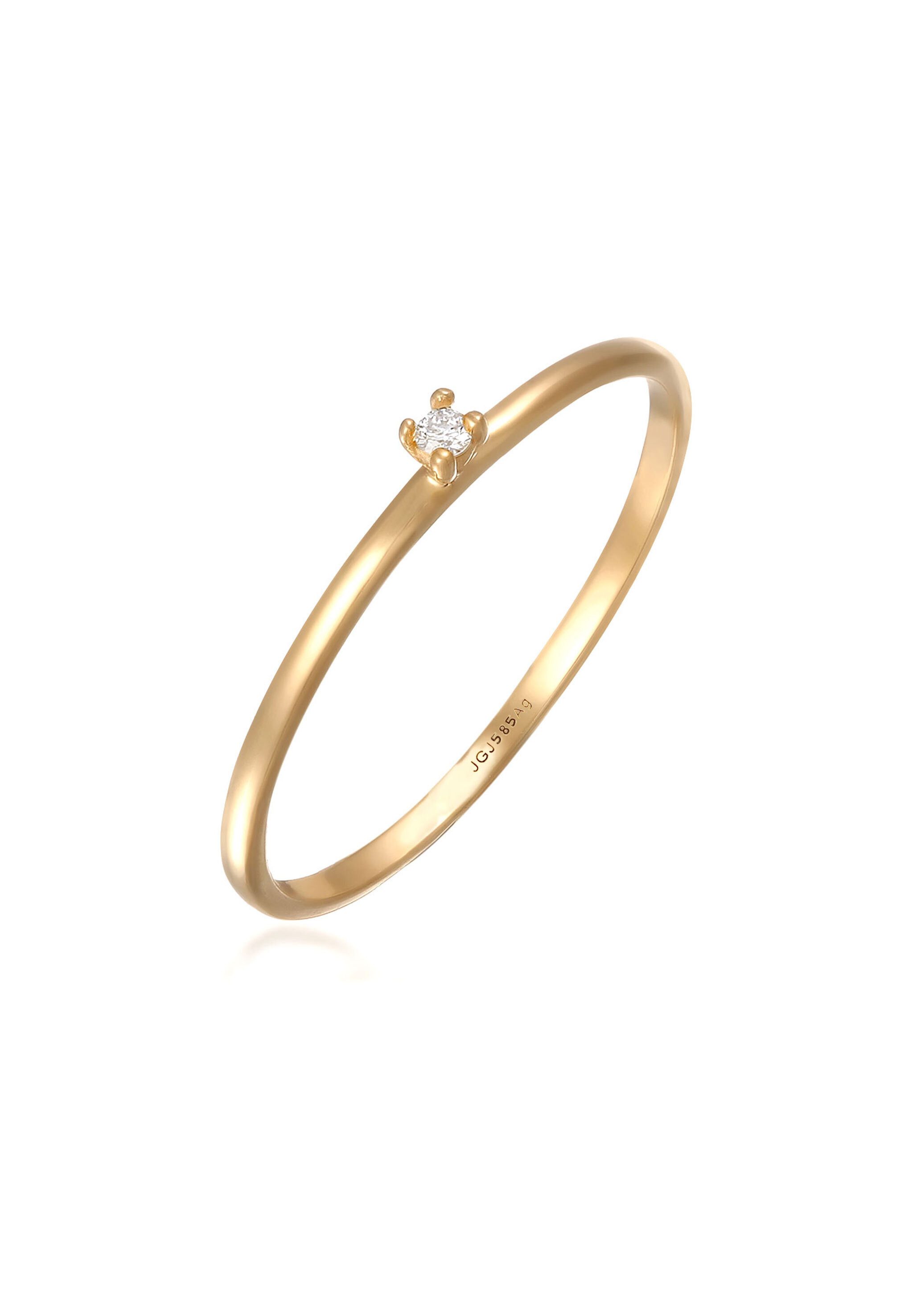 Elli DIAMONDS Diamantring Diamant Weiß Brillantschliff günstig online kaufen
