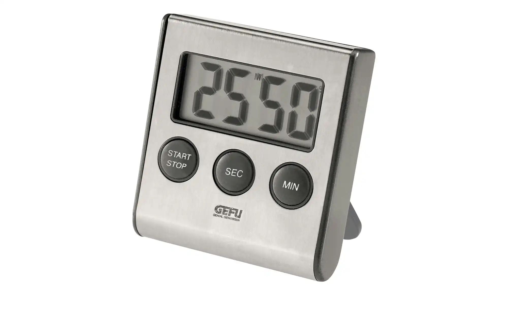 Gefu Digital-Timer  CONTARE ¦ silber ¦ Kunststoff ¦ Maße (cm): B: 1,9 H: 7, günstig online kaufen