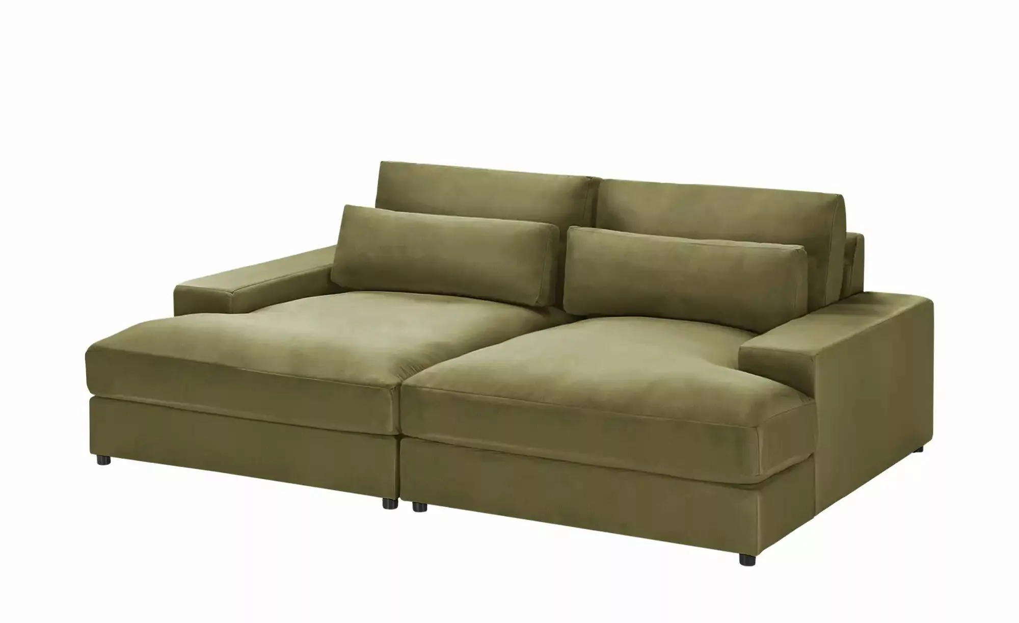 Lounge Sofa  Branna ¦ grün ¦ Maße (cm): B: 232 H: 88 T: 164 Polstermöbel > günstig online kaufen