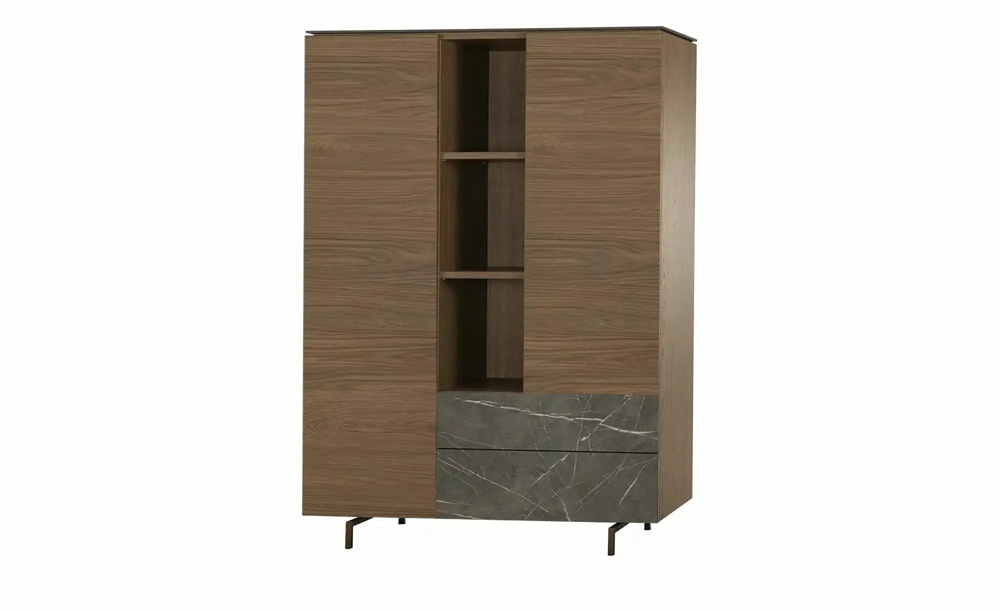 uno Standregal  Stone ¦ holzfarben ¦ Maße (cm): B: 124 H: 170 T: 45.0 Regal günstig online kaufen