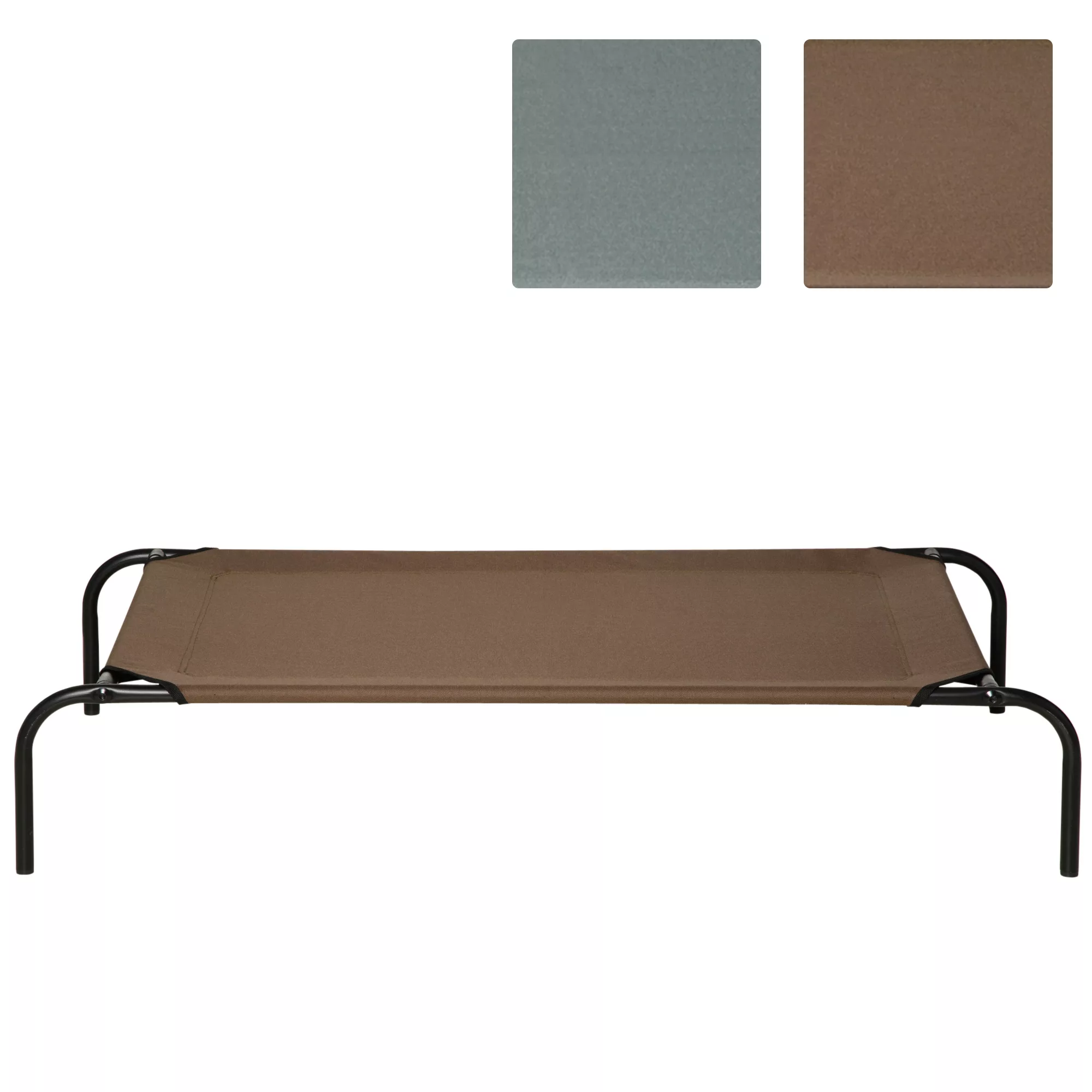 PawHut Hundebett  Outdoor Hundeliege & Katzenbett mit Ersatzbezug, 110x68x2 günstig online kaufen