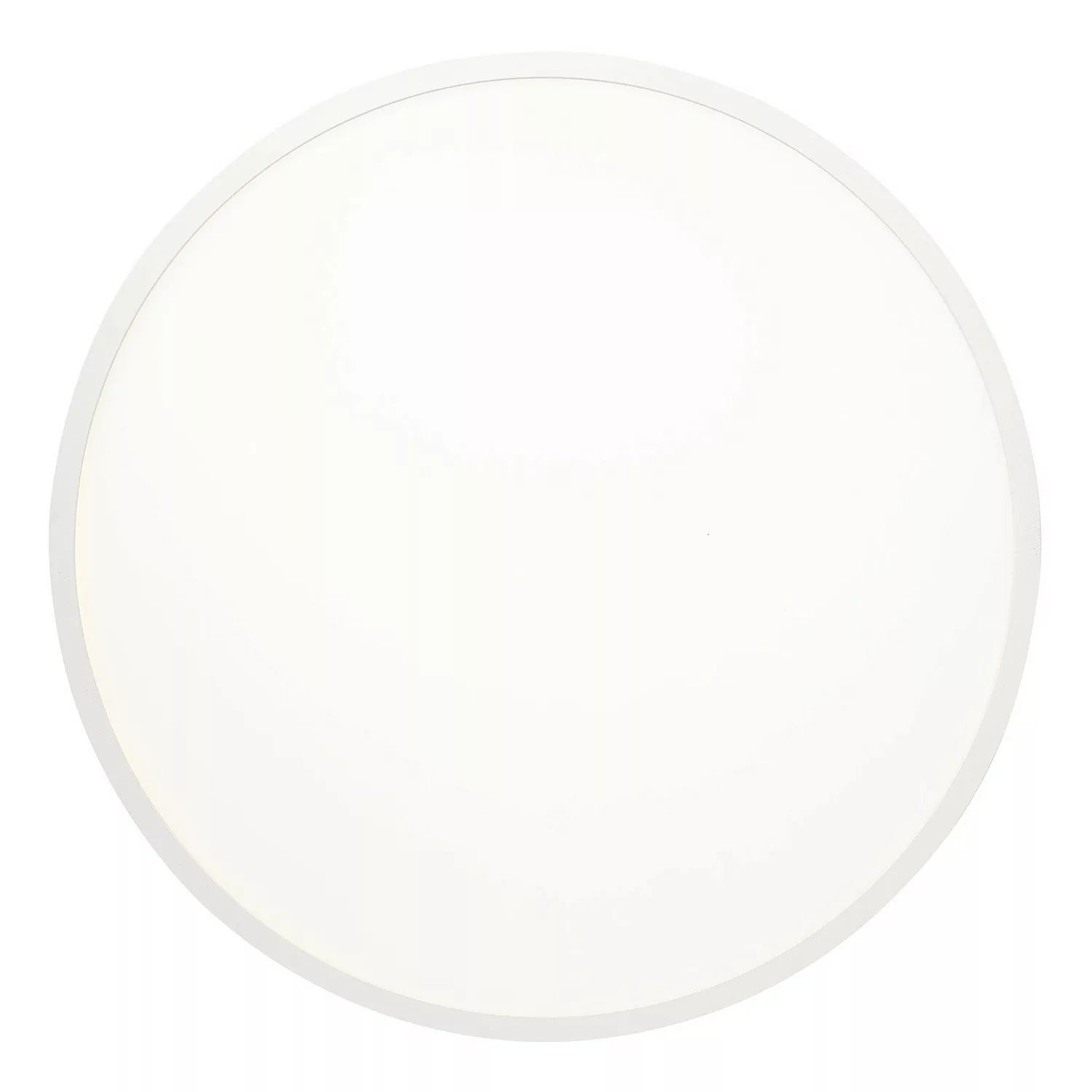 Brilliant LED-Deckenaufbau-Paneel Buffi Rund Ø 45 cm Weiß und Warmweiß günstig online kaufen