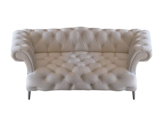 JVmoebel Chesterfield-Sofa Wohnzimmer Sofa Zweisitzer Couch Polster Leder M günstig online kaufen