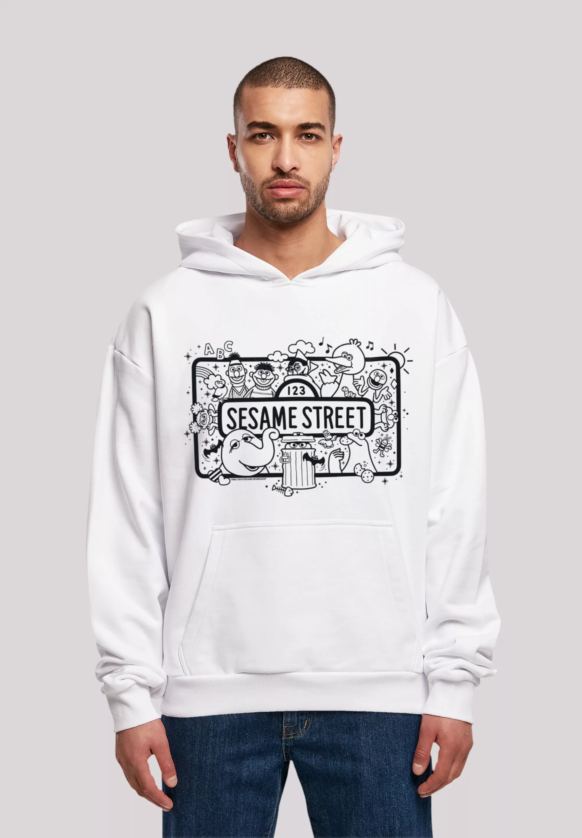 F4NT4STIC Kapuzenpullover "Sesamstraße Sesame Team", Premium Qualität, Weih günstig online kaufen