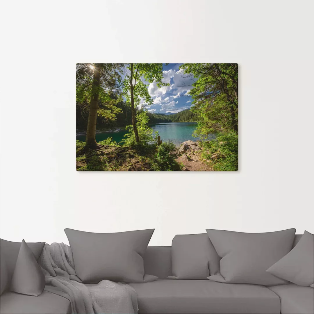 Artland Wandbild "Eibsee", Gewässer, (1 St.) günstig online kaufen