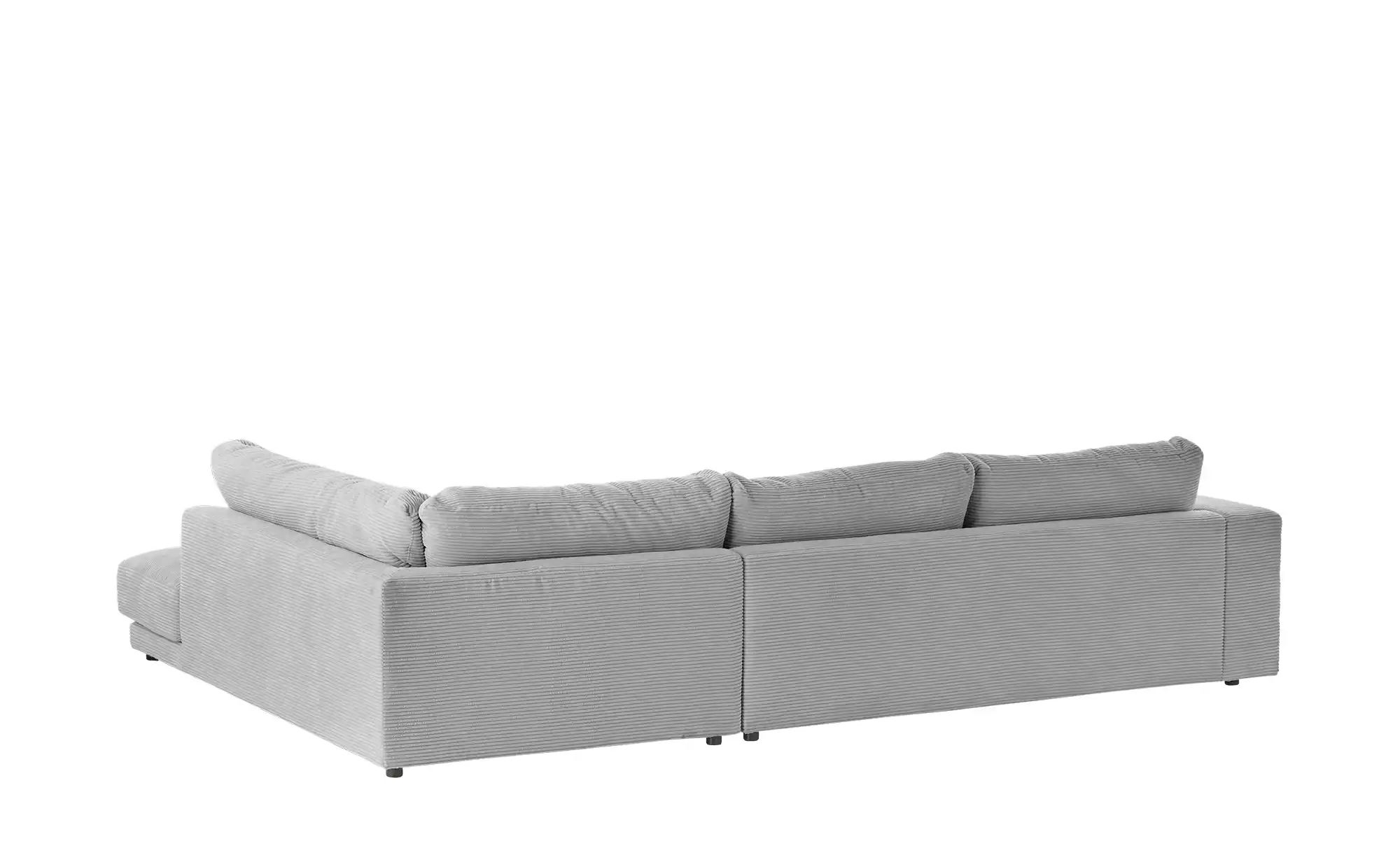 Jette Home Ecksofa Cord Sila ¦ grau ¦ Maße (cm): B: 325 H: 85 T: 224 Polste günstig online kaufen