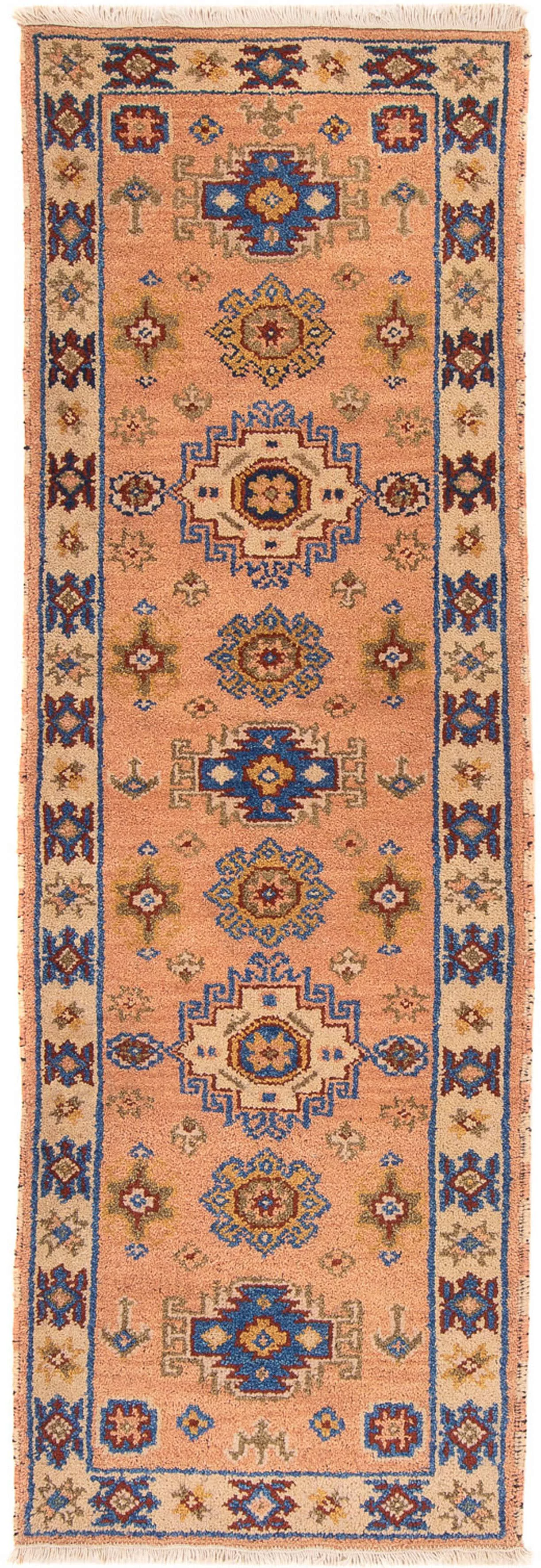 morgenland Orientteppich »Ziegler - Kazak - 203 x 66 cm - hellbraun«, recht günstig online kaufen