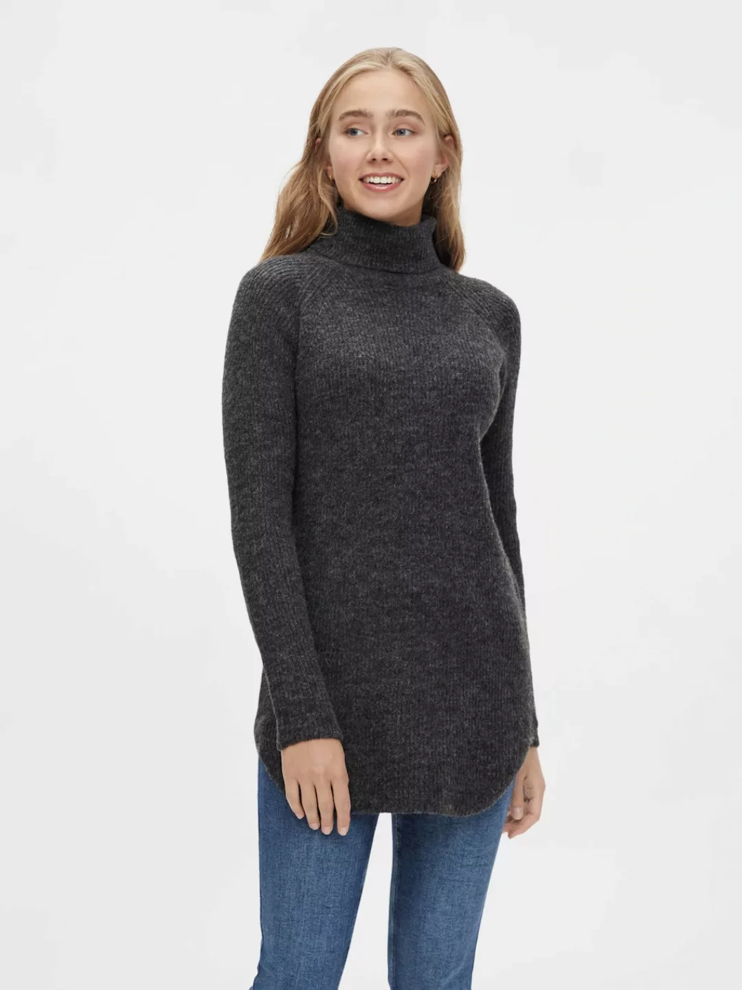 pieces Rollkragenpullover "PCELLEN LS LONG KNIT NOOS BC" günstig online kaufen