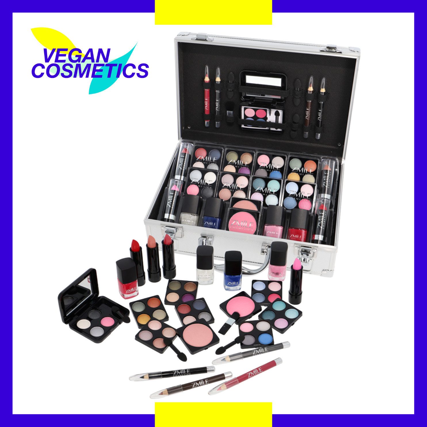 ZMILE COSMETICS Schmink-Koffer Schminkkoffer Set Alu günstig online kaufen