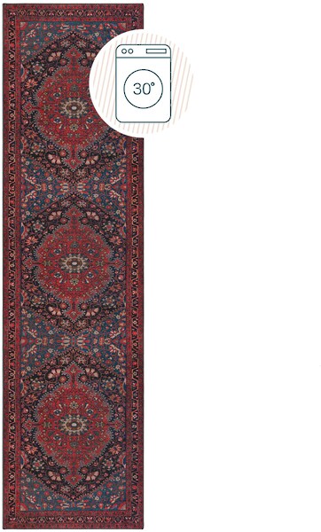 FLAIR RUGS Teppich »Medallion«, rechteckig, 4 mm Höhe, Waschbar Traditionel günstig online kaufen