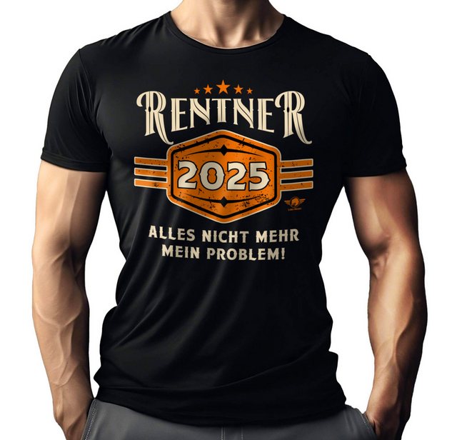 LOBO NEGRO® T-Shirt zur Rente oder Abschied: Alles nicht mehr mein Problem günstig online kaufen