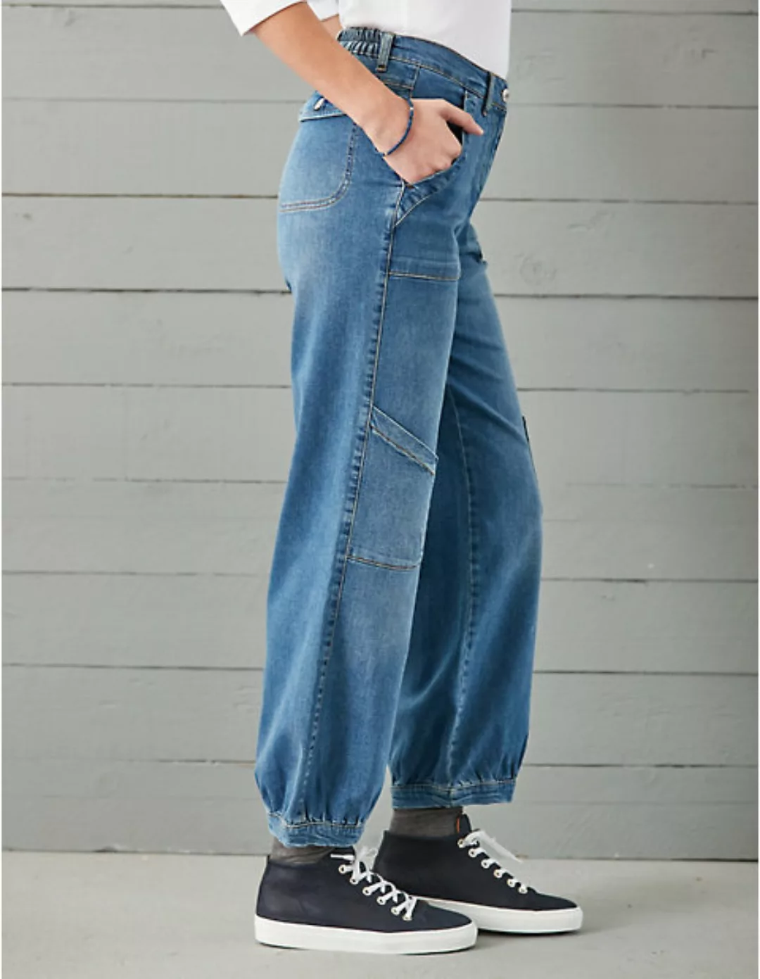 Relaxed-Fit-Jeans Babette Bio günstig online kaufen