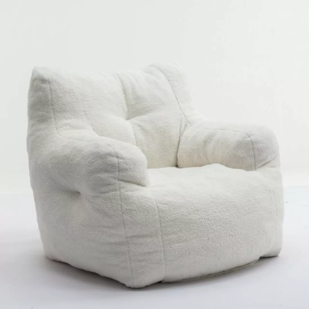 Gotagee Sofa Einzelsofa Sitzsackkissen Schaumstoff Teddybärstoff Wohnzimmer günstig online kaufen