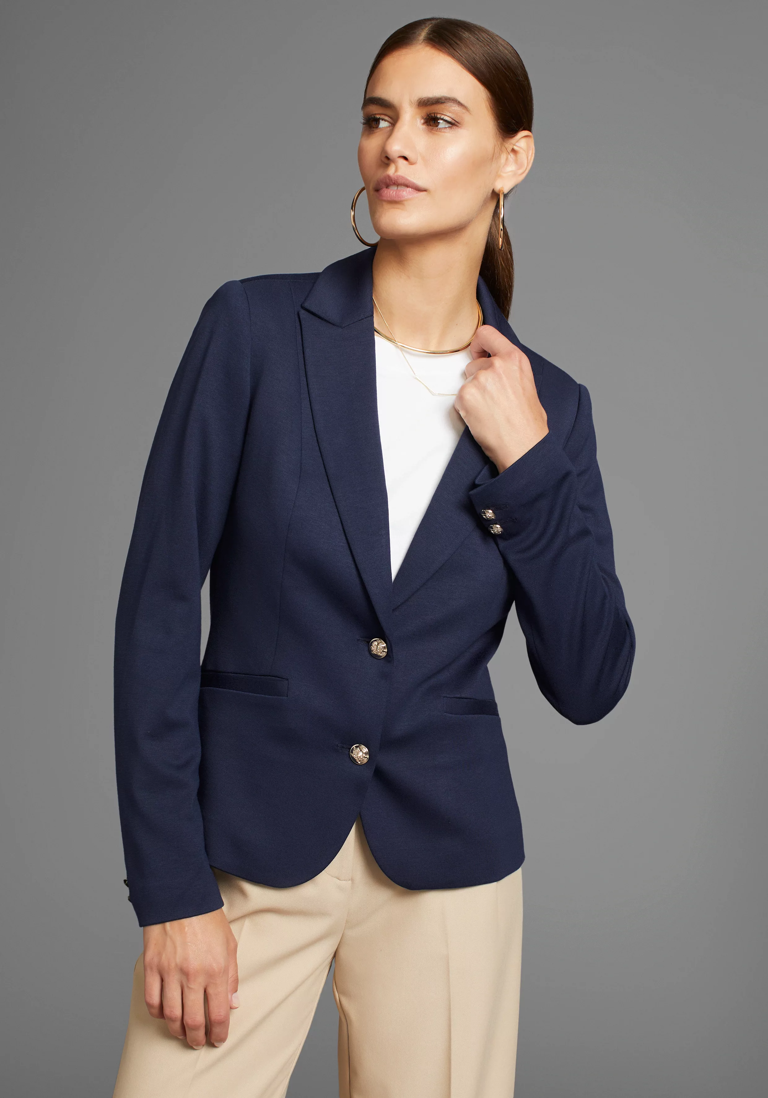 HECHTER PARIS Sweatblazer, mit eleganter Knopfleiste günstig online kaufen