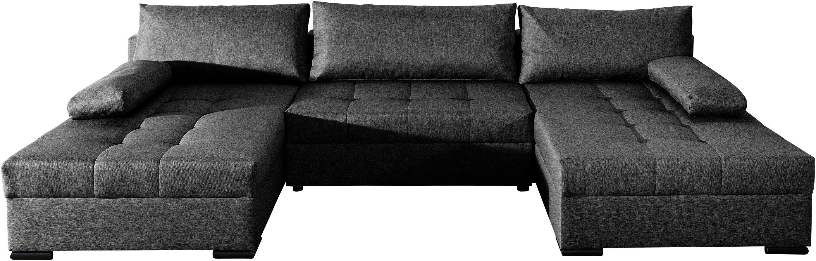 COLLECTION AB Wohnlandschaft "Josy", inkl. Bettfunktion, Bettkasten, mit 3 günstig online kaufen