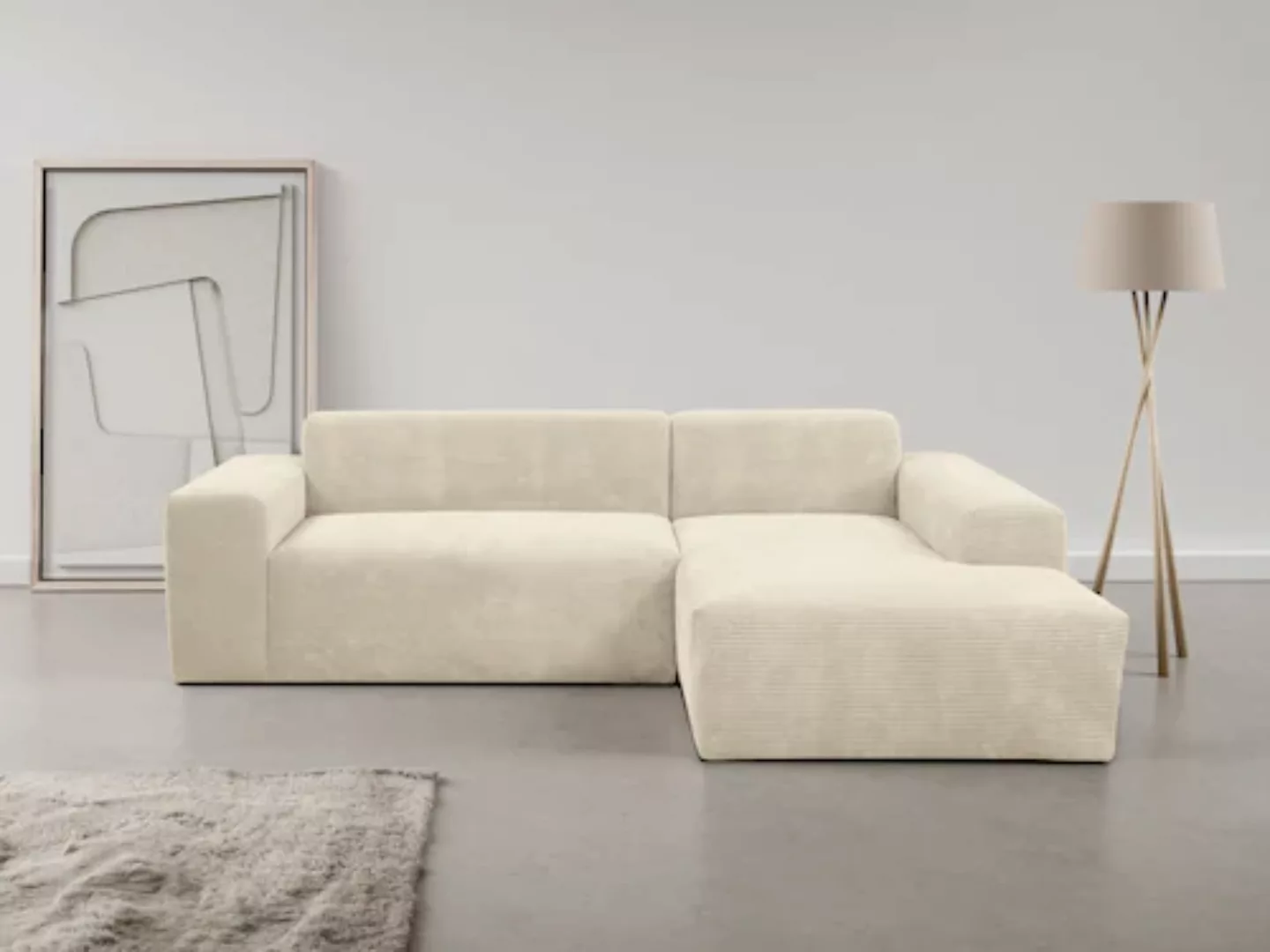 INOSIGN Ecksofa "Zeus-L", Curvy Trend Ecksofa mit urbaner Optik günstig online kaufen