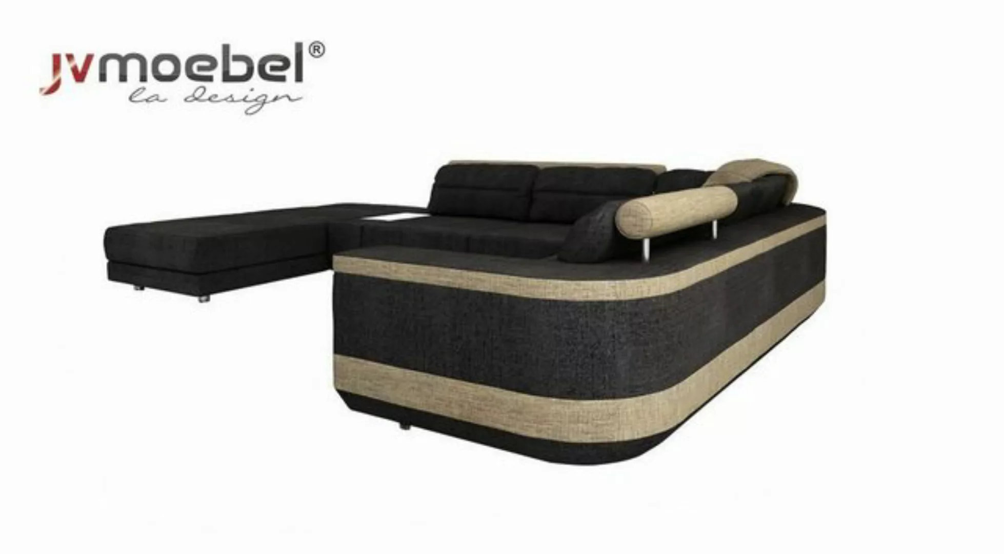 JVmoebel Ecksofa, Design Couch Ecksofa Wohnlandschaft Sofa U Form Polster C günstig online kaufen